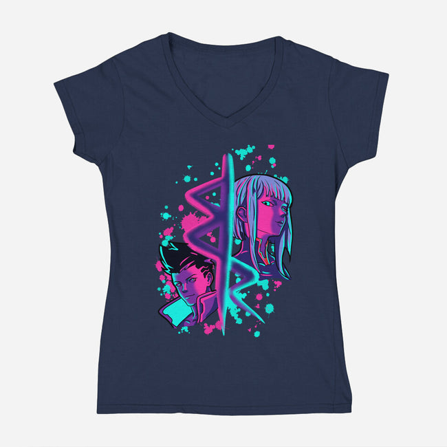 Neoncity-Womens-V-Neck-Tee-nickzzarto
