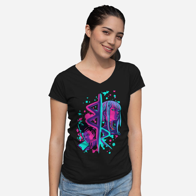 Neoncity-Womens-V-Neck-Tee-nickzzarto