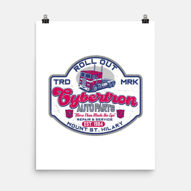 Cybertron AutoParts-None-Matte-Poster-CarloJ1956