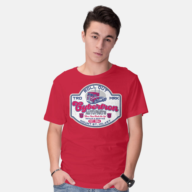 Cybertron AutoParts-Mens-Basic-Tee-CarloJ1956