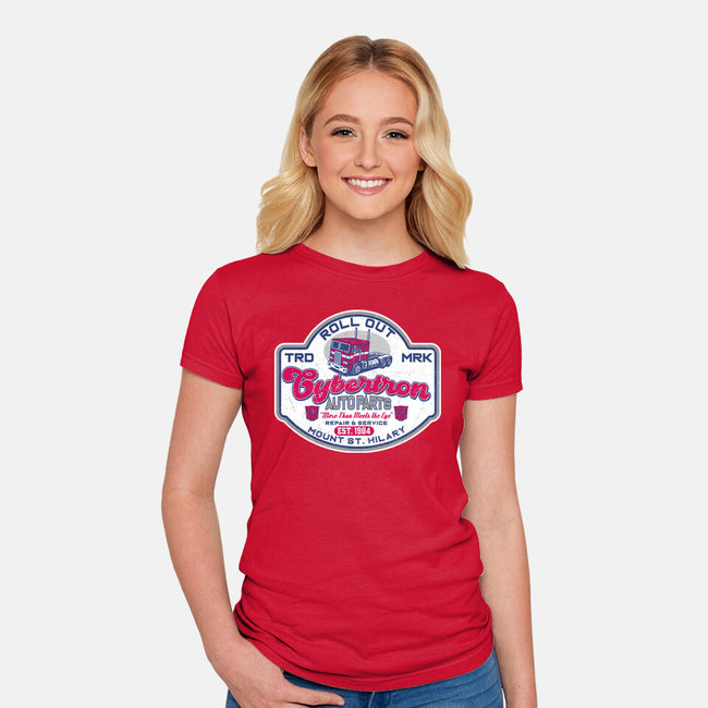 Cybertron AutoParts-Womens-Fitted-Tee-CarloJ1956