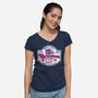 Cybertron AutoParts-Womens-V-Neck-Tee-CarloJ1956