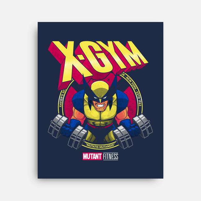 Mutant Fitness-None-Stretched-Canvas-teesgeex