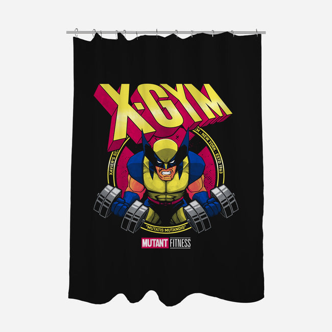 Mutant Fitness-None-Polyester-Shower Curtain-teesgeex