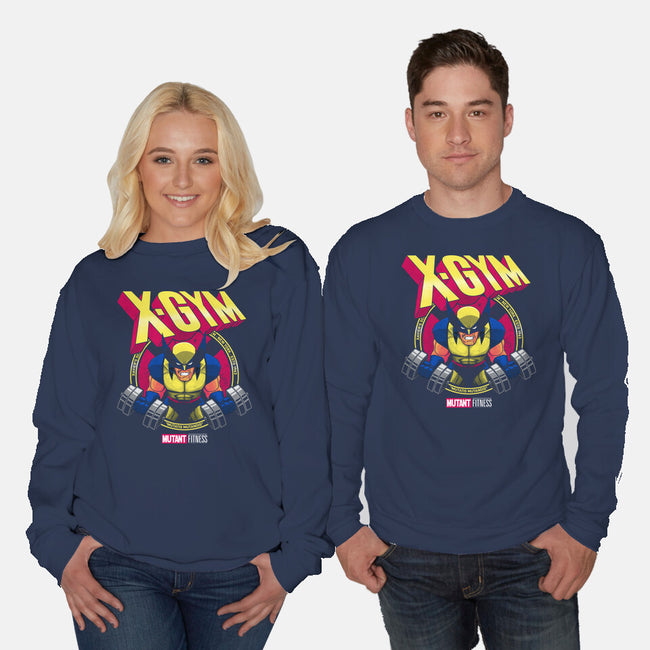 Mutant Fitness-Unisex-Crew Neck-Sweatshirt-teesgeex