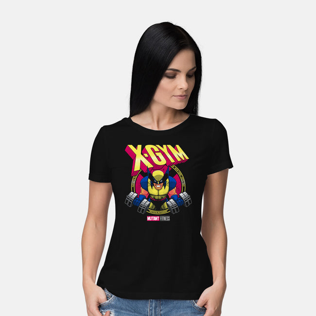 Mutant Fitness-Womens-Basic-Tee-teesgeex