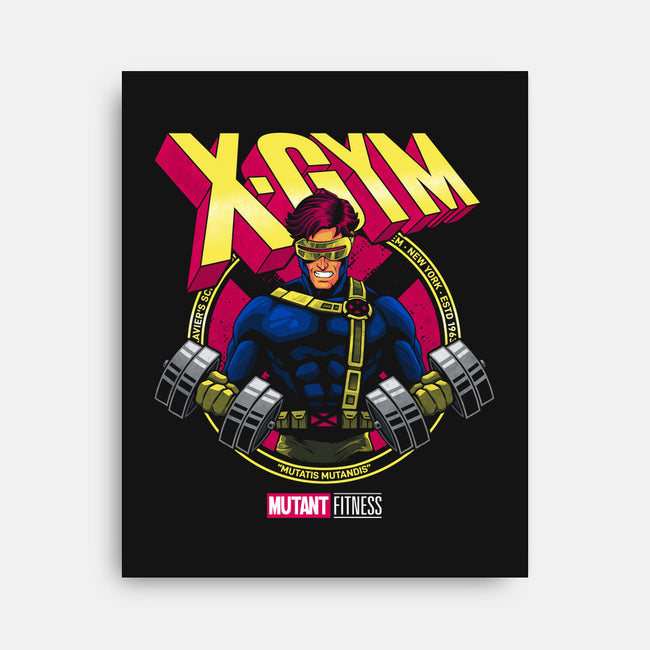 Mutant Fitness Cyclops-None-Stretched-Canvas-teesgeex