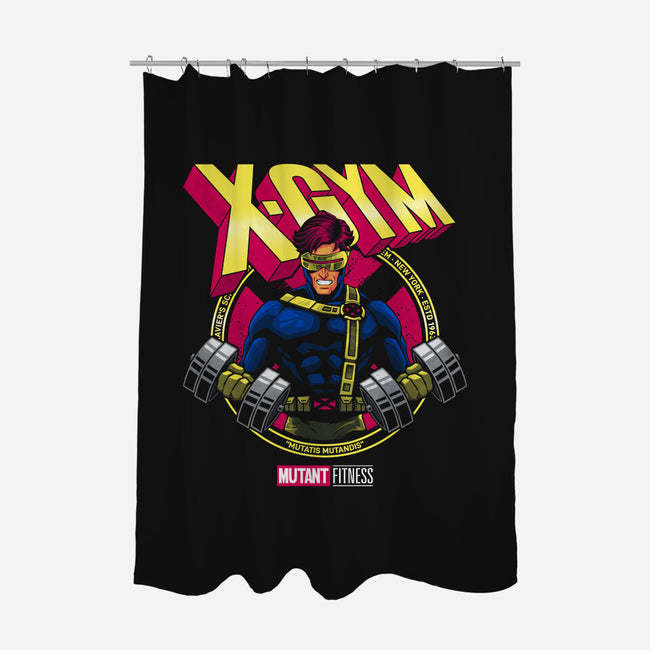 Mutant Fitness Cyclops-None-Polyester-Shower Curtain-teesgeex