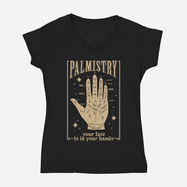 Palmistry-Womens-V-Neck-Tee-Thiago Correa