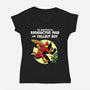 Radioactive Man-Womens-V-Neck-Tee-zascanauta
