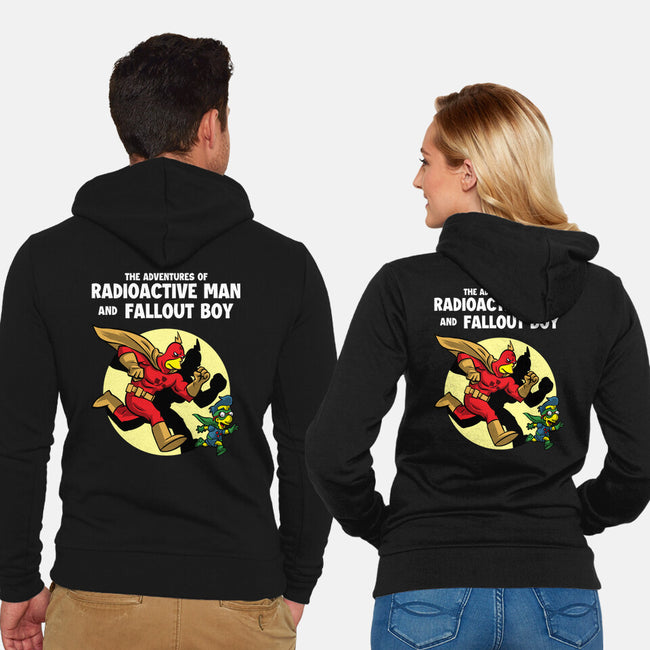 Radioactive Man-Unisex-Zip-Up-Sweatshirt-zascanauta