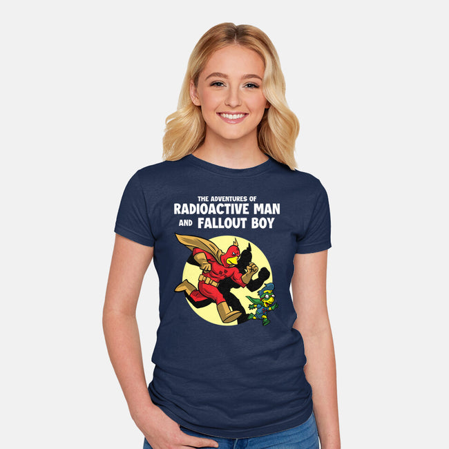 Radioactive Man-Womens-Fitted-Tee-zascanauta