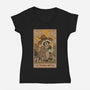 The Trash Witch-Womens-V-Neck-Tee-Thiago Correa