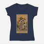 The Trash Witch-Womens-V-Neck-Tee-Thiago Correa