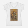 The Trash Witch-Womens-V-Neck-Tee-Thiago Correa
