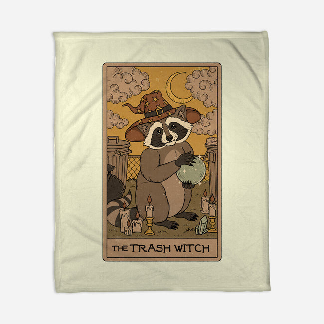 The Trash Witch-None-Fleece-Blanket-Thiago Correa