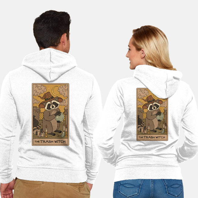 The Trash Witch-Unisex-Zip-Up-Sweatshirt-Thiago Correa