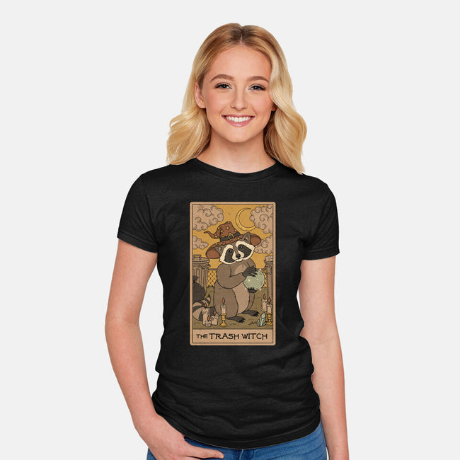 The Trash Witch-Womens-Fitted-Tee-Thiago Correa