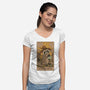 The Trash Witch-Womens-V-Neck-Tee-Thiago Correa