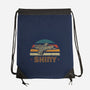 Retro Leaf On The Wind-None-Drawstring-Bag-retrodivision
