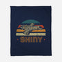 Retro Leaf On The Wind-None-Fleece-Blanket-retrodivision