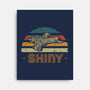 Retro Leaf On The Wind-None-Stretched-Canvas-retrodivision