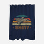 Retro Leaf On The Wind-None-Polyester-Shower Curtain-retrodivision