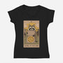 Wheel Of Fortune-Womens-V-Neck-Tee-Thiago Correa