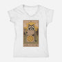 Wheel Of Fortune-Womens-V-Neck-Tee-Thiago Correa