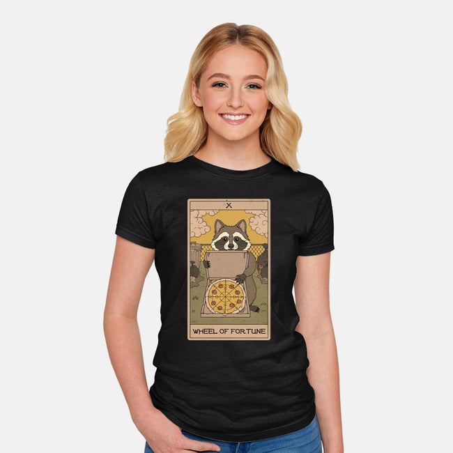 Wheel Of Fortune-Womens-Fitted-Tee-Thiago Correa