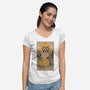 Wheel Of Fortune-Womens-V-Neck-Tee-Thiago Correa
