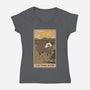 The Trash Eater-Womens-V-Neck-Tee-Thiago Correa