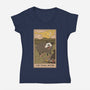 The Trash Eater-Womens-V-Neck-Tee-Thiago Correa