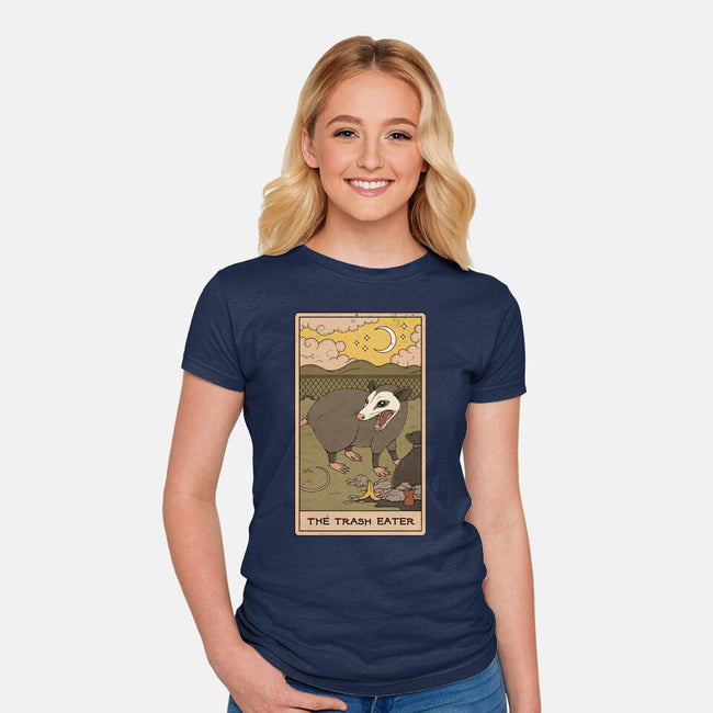 The Trash Eater-Womens-Fitted-Tee-Thiago Correa