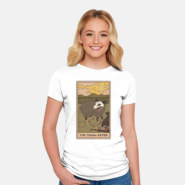 The Trash Eater-Womens-Fitted-Tee-Thiago Correa