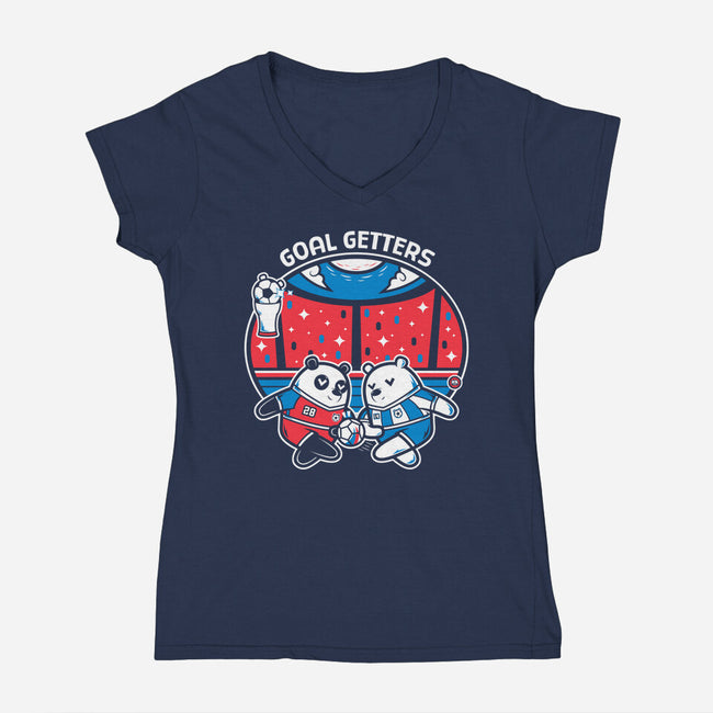 Goal Getters-Womens-V-Neck-Tee-krisren28