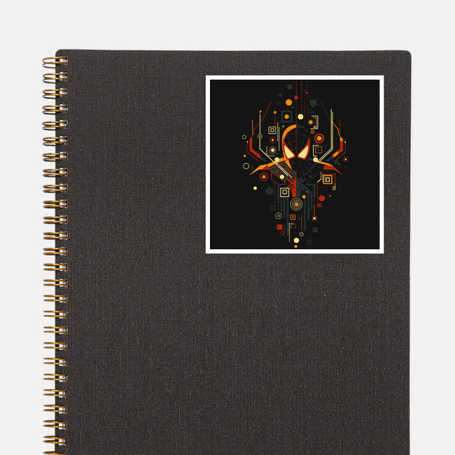 Graphic Spider-None-Glossy-Sticker-kharmazero