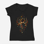 Graphic Spider-Womens-V-Neck-Tee-kharmazero