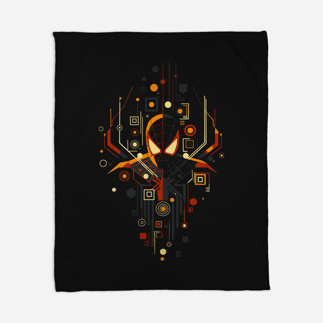 Graphic Spider-None-Fleece-Blanket-kharmazero
