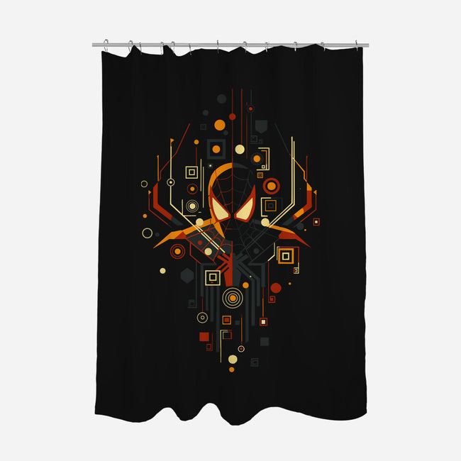 Graphic Spider-None-Polyester-Shower Curtain-kharmazero