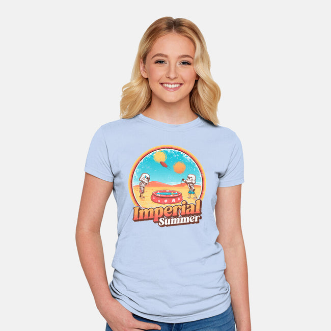 Imperial Summer-Womens-Fitted-Tee-Tronyx79
