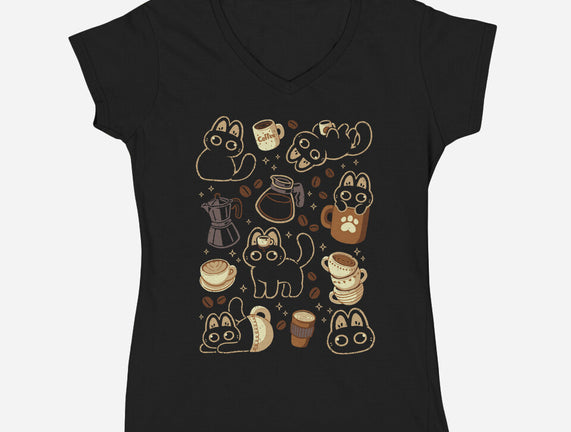 Cute Cats And Coffee Lover