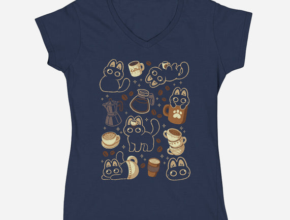 Cute Cats And Coffee Lover