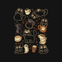 Cute Cats And Coffee Lover-None-Drawstring-Bag-xMorfina