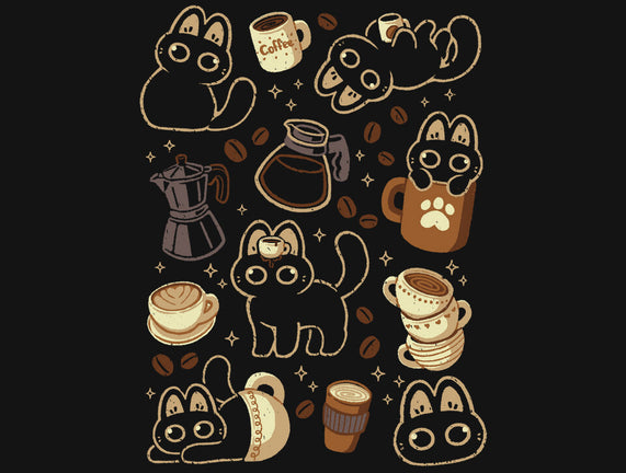Cute Cats And Coffee Lover