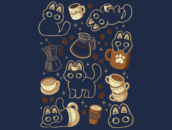 Cute Cats And Coffee Lover