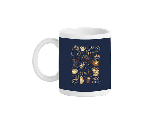 Cute Cats And Coffee Lover