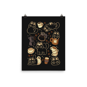 Cute Cats And Coffee Lover