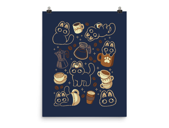 Cute Cats And Coffee Lover