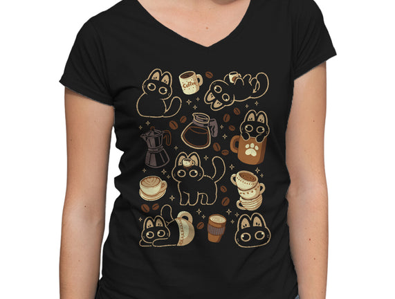 Cute Cats And Coffee Lover